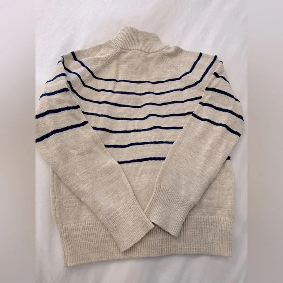 Crewcuts NWT 1/4 zip striped sweater - Picture 4 of 4